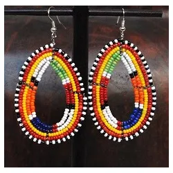 22407 Boucles d'oreilles Maasaï