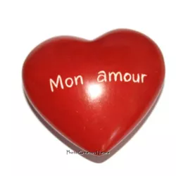 80361 Coeur pierre "mon amour"
