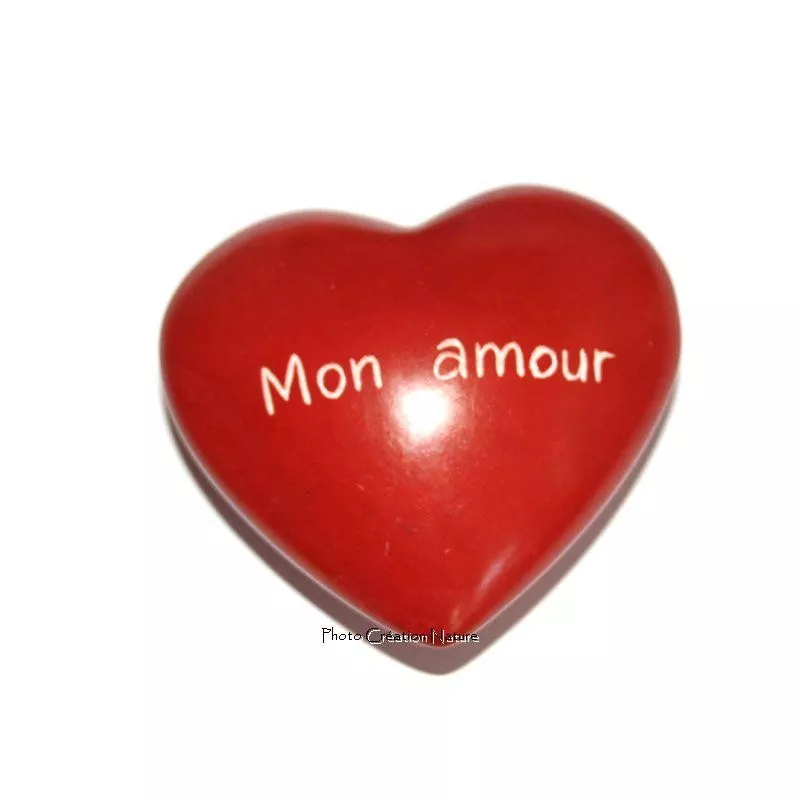 80361 Coeur pierre "mon amour"