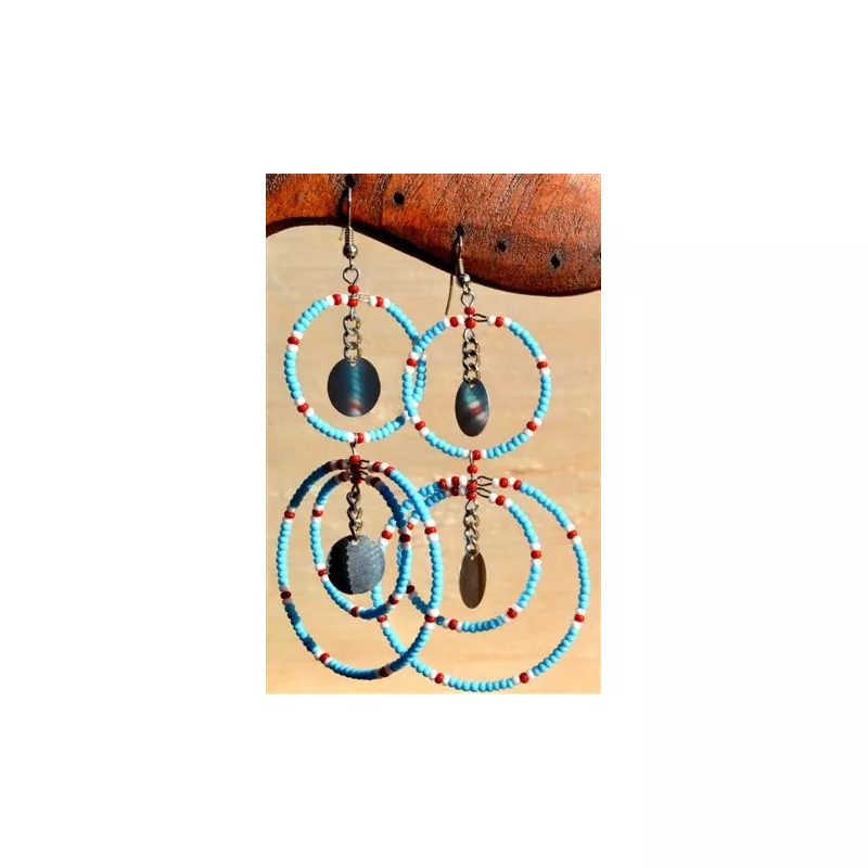 22417 Boucles d'oreille Maasaï