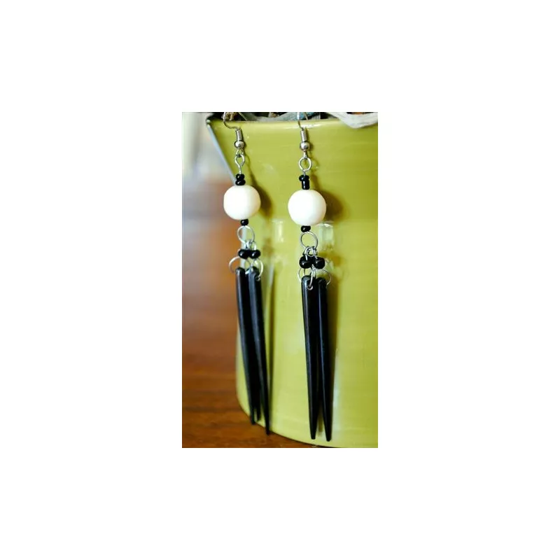 25104 Boucles d'oreilles os