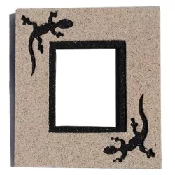 9930110e cadre photo gecko sable 11 cm X 12 cm