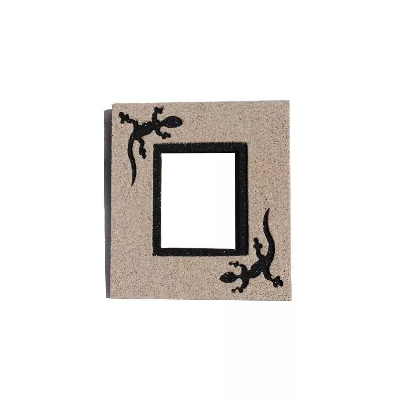 9930110e cadre photo gecko sable 11 cm X 12 cm