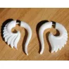 9920434 Boucles d'oreille corne