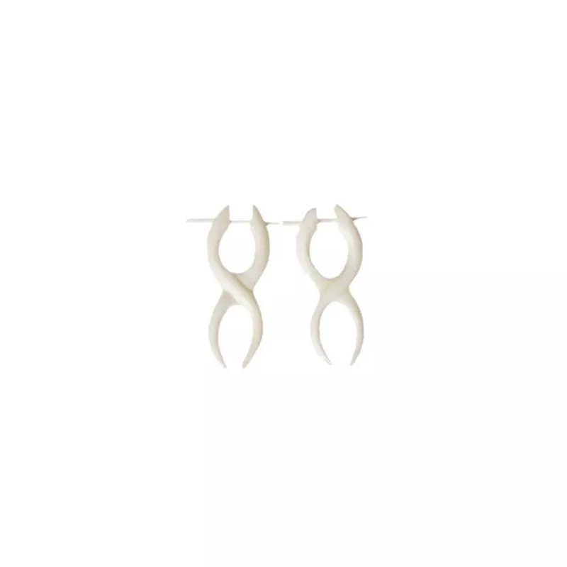 9920414O Boucles d'oreilles corne