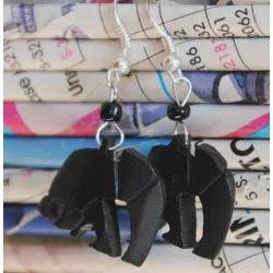 25087 Boucles d'oreilles  os