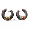 9920313 Boucles d'oreille bois