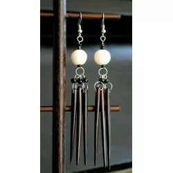 25104 Boucles d'oreilles os