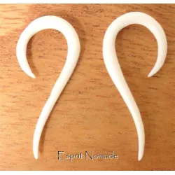 9920411 Boucles d'oreille corne