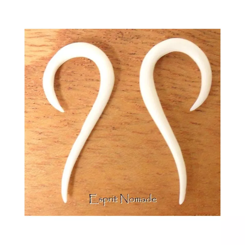 9920411 Boucles d'oreille corne