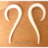 9920411 Boucles d'oreille corne