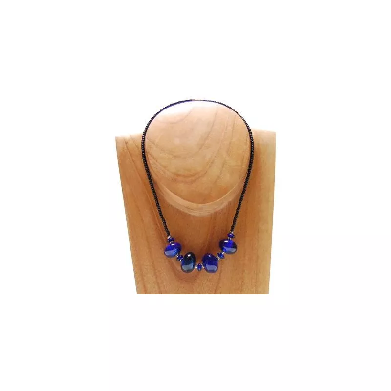 20014 Collier verre artisanal