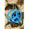 9920196 Boucles d'oreilles "peace and love"