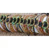 9921403 bracelet rasta attrape rêve cuir et coton