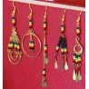 25857 Boucles d'oreilles rasta