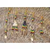 25857 Boucles d'oreilles rasta