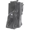 70626B Serre-livres girafe stéatite noire 15 cm