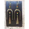 24937R Boucles d'oreilles rasta