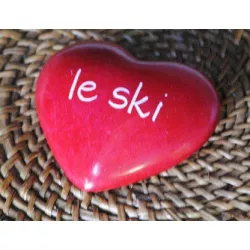 80361 Coeur pierre de Kisii "le ski"