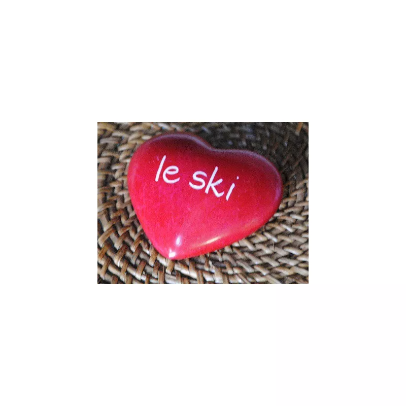 80361 Coeur pierre de Kisii "le ski"