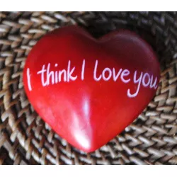 80361 Coeur pierre de Kisii "I think, I love you"